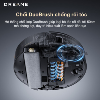 Robot Hút Bụi Lau Nhà Dreame Aqua 10 Pro Track 25.000 Pa, Sấy Nóng 100 Độ - Hàng Chính Hãng