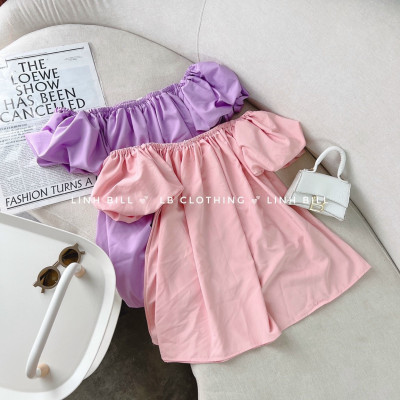 SƠMI HỞ VAI ĐẸP-ÁO HỞ VAI NỮ PHOM DÀI RỘNG GIẤU QUẦN LOAN BOUTIQUE252