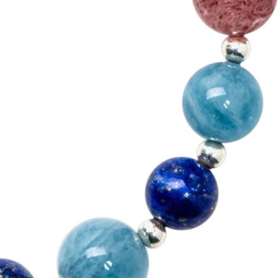 Vòng Tay Thạch Anh Đa Sắc 8mm Mix 10mm Ngọc Quý Gemstones VT150