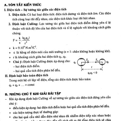 Bồi Dưỡng Học Sinh Giỏi Vật Lí 11 - Điện - Điện Từ (Tập 1)