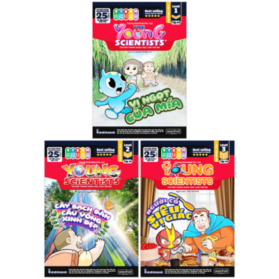 Bộ Sách The Young Scientist - Truyện Tranh Khoa Học Cho Trẻ Em - Tập 14 - Level 1+2+3 (Bộ 3 Cuốn)