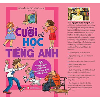 Sách - Cười Và Học Tiếng Anh - 45 Truyện Cười Chơi Chữ Giúp Học Giỏi Tiếng Anh - NXB Phụ Nữ