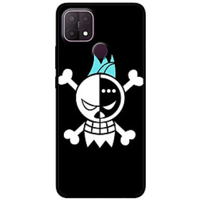 Ốp lưng dành cho Oppo A15 - A15s mẫu Đầu Lâu Tóc Xanh