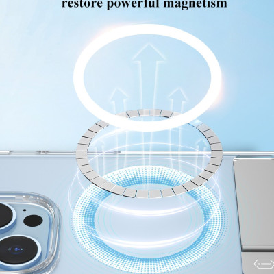 Ốp lưng dành cho iPhone 14 hiệu WIWU hỗ trợ sạc từ, chống sốc chống ố, có giá đỡ - hàng nhập khẩu