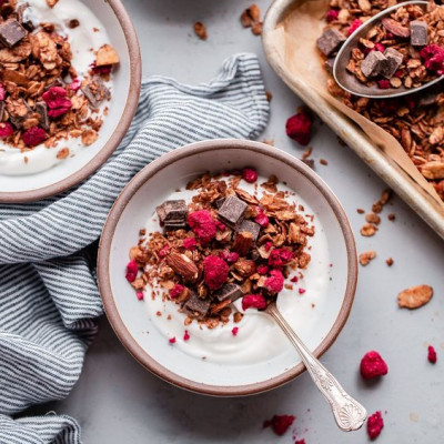 Ngũ cốc trái cây ăn kiêng Granola Fruity berry 350gr dan.d.pak,công nghệ châu âu,không chất bảo quản