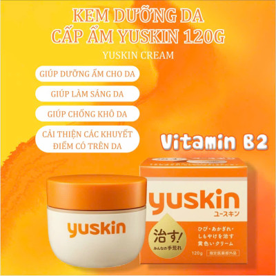 Kem Dưỡng Da Cấp Ẩm Dành Cho Da Khô Thô Ráp Nứt Nẻ Yuskin Cream 120 G