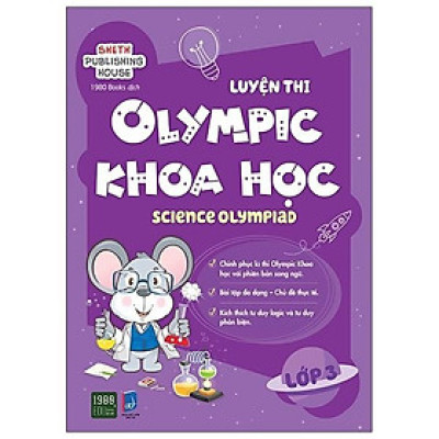 Sách  Luyện thi Olympic khoa học  Lớp 3 - BẢN QUYỀN