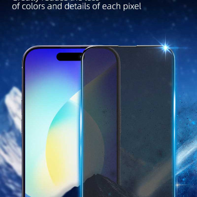 Miếng Dán Cường Lực Chống Chói/ Vân tay Mipow Kingbull ANTI-Glare Premium iPhone 16/ 16 Plus/ iPhone 16 Pro/ 16 Promax_ Hàng chính hãng
