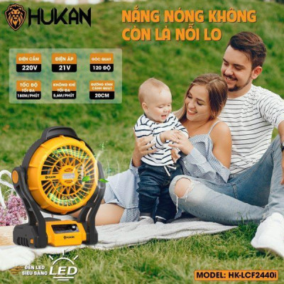 THÂN QUẠT CHẠY PIN 21V BODY HK-LCF2440I HUKAN - HÀNG CHÍNH HÃNG