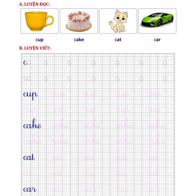 Phiếu Bài Tập Cuối Tuần Tiếng Anh 1