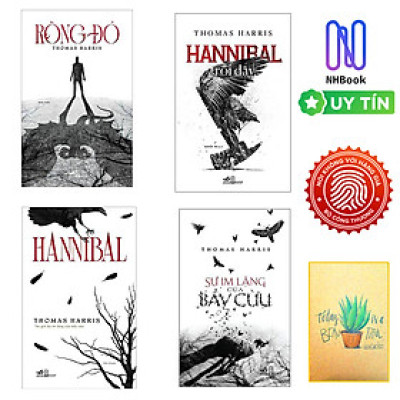 Combo 4 Cuốn Tiểu Thuyết Nổi Tiếng Thế Giới: Hannibal + Sự Im Lặng Của Bầy Cừu + Hannibal Trỗi Dậy + Rồng Đỏ