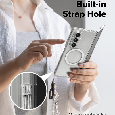 Ốp lưng trong suốt sạc từ tính cho Samsung Galaxy Z Fold 7 RINGKE Fusion Magnetic vỏ mỏng nhẹ chống ố vàng_ Hàng Chính Hãng