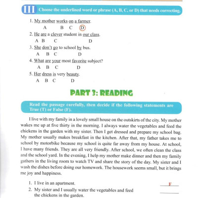 Bài Tập Bổ Trợ Toàn Diện Tiếng Anh 6