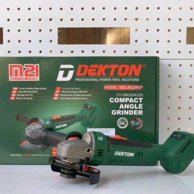 MÁY MÀI GÓC DÙNG PIN 18-21V 100MM DEKTON M21-AG100CP - HÀNG CHÍNH HÃNG