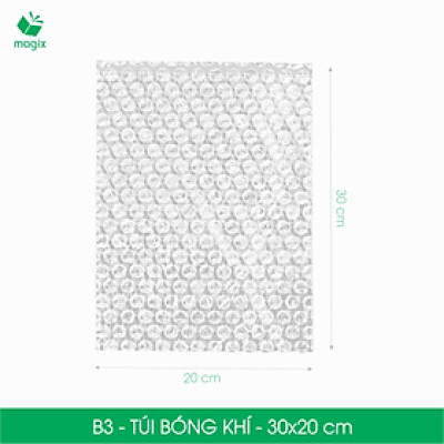 B3 - 30x20 cm - 25 Túi bóng khí chống sốc đóng hàng - Túi gói hàng, bọc chống sốc, xốp chống sốc