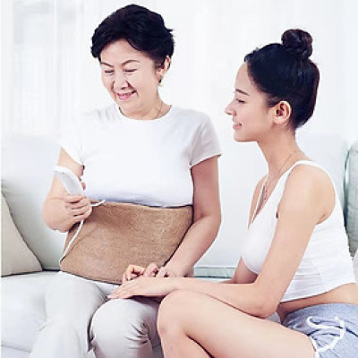 Đai bụng ngải cứu chườm nóng bụng, giảm mõ, giảm đau mỏi vùng cột sống