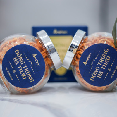 Đông Trùng Hạ Thảo Anshan Sấy Thăng Hoa Cao Cấp - Đậm Đặc, Hàm Lượng Dinh Dưỡng Cao, Không Chất Bảo Quản - Hộp 20G