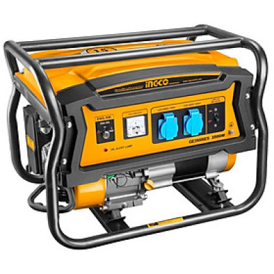 MÁY PHÁT ĐIỆN DÙNG XĂNG 3.5KW 4 THÌ OHV INGCO GE35006ES - HÀNG CHÍNH HÃNG