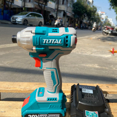 MÁY SIẾT VÍT DÙNG PIN 20V (2 PIN 2.0AH, 1 SẠC) TOTAL TIRLI2017 - HÀNG CHÍNH HÃNG