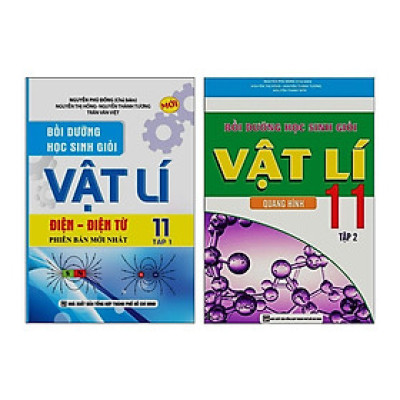 Sách - Bồi Dưỡng Học Sinh Giỏi Vật Lí Lớp 11 - Combo 2 Tập - Khang Việt Book
