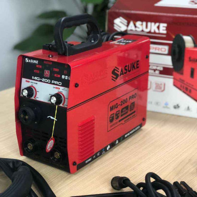 Máy Hàn MIG 3 Chức Năng Sasuke MIG 200-PRO (Tặng Cuộn Dây 1kg, Hàn Cuộn 1 - 5 Kg )- Hàng Chính Hãng