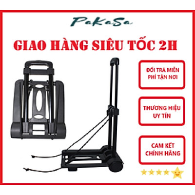 Xe Đẩy Hành Lý -  Xe Đẩy Hàng Gấp Gọn Thông Minh - PaKaSa - Hàng Chính Hãng 