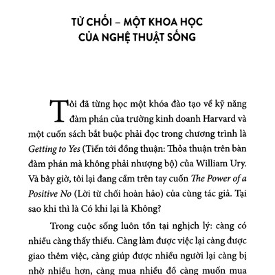 Lời Từ Chối Hoàn Hảo ( Tặng Bookmark Tuyệt Đẹp )