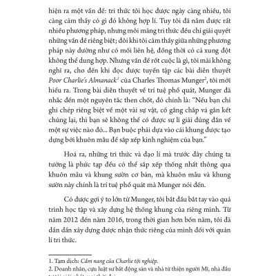 Tri Thức Cực Hạn - Tối Ưu Hóa Kĩ Năng Học Tập Và Quản Lí Tri Thức Cá Nhân