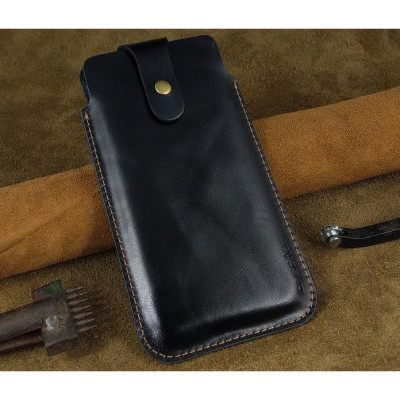 Bao Da Rút Nút Cài cho Note 9, Note 8, Note20 Ultra.... Da Bò Sáp