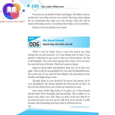 Sách - 120 bài luận tiếng Anh (bìa mềm)