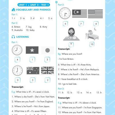 Big 4 - Bộ Đề Tự Kiểm Tra 4 Kỹ Năng Nghe-Nói-Đọc-Viết Tiếng Anh Lớp 4 - Tập 1 (Cơ Bản Và Nâng Cao)