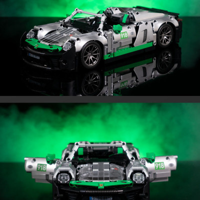 [Có Sẵn] Đồ Chơi Lắp Ghép Technic Xe Đua Porche 918 Spyder Với 1016 Chi Tiết, Đồ Chơi Mô Hình Siêu Xe Porche 918, Đồ Chơi Điều Khiển Từ Xa Xe Porche 918 Spyder Tay Cầm RC - Chính Hãng BABYBOSS.