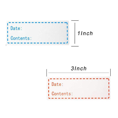 Cuộn Giấy Ghi Chú Tên Thực Phẩm Nhà Bếp, Dán Tên Lọ Gia Vị, Tên Túi Hộp Đựng Đồ Ăn Cuộn 125 Nhãn - HÀNG CHÍNH HÃNG MINIIN