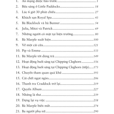 Một Vụ Án Của Jane Marple - Vụ Án Mạng Được Báo Trước