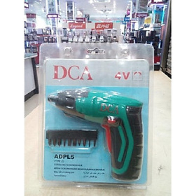 Máy vặn vít dùng pin DCA ADPL5 4V (Kèm bút thử điện Kendo 20242) - Hàng chính hãng