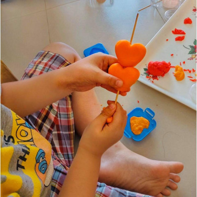 1 Khuôn 3D bento chơi bột nặn đất nặn an toàn