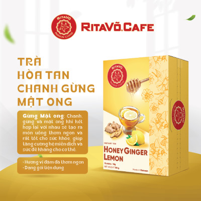 Trà hoà tan Rita Võ Chanh gừng mật ong [12góix18g]