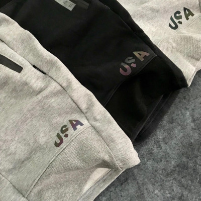 Quần Short Nỉ Ống Xuông Túi Khóa Kéo Cực Năng Động - LZPS116