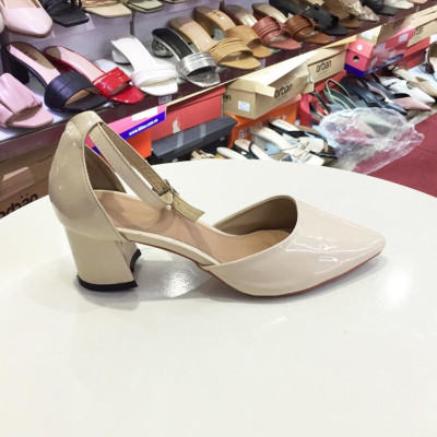 Giày cao gót công sở Hot trend da bóng 21137