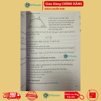 Sách Tự học nâng cao kiến thức Toán 8 Tập 1 - Kết nối