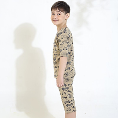 Bộ Đồ Short Thun Bé Trai Vincy Thoáng Mát STL011W11