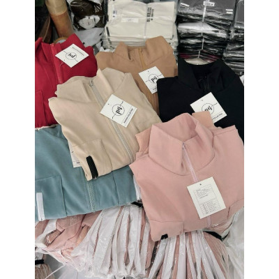 [LZ] Áo khoác nữ 2 dây kéo siêu hot hàng đẹp-A2137