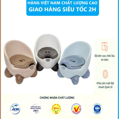 Bô vệ sinh trẻ em Hokori cho bé từ 6 tháng đến 5 tuổi chống trơn trượt có chỗ dựa - Bô vệ sinh sản xuất theo tiêu chuẩn Nhật Bản , EU đảm bảo an toàn cho bé- Hàng Việt Nam