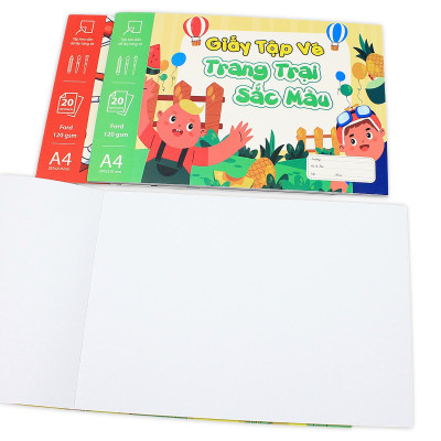 Tập Vẽ A4 - 40 Trang 120gsm - The Sun - Tô Màu Rực Rỡ