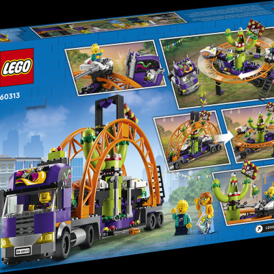 LEGO City 60313 Xe Tải Giải Trí Du Hành Không Gian (432 chi tiết)
