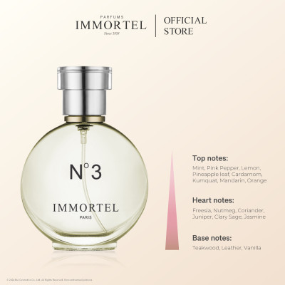 Nước Hoa Nam IMMORTEL N°3 - Eau de Parfum 60mL Nhập Khẩu Chính Hãng Pháp