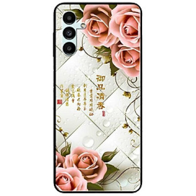 Ốp lưng dành cho Samsung A13 5G - Samsung A33 5G - Hoa Hồng Nền Sọc