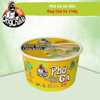 Combo 2 Hộp Phở Ăn Liền Vị Gà Và Bò Ông Chà Và 150g - Phù Hợp Cho Người Ăn Chay