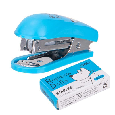 Dập Ghim 10 # mini + Lõi-253 - Xanh Dương