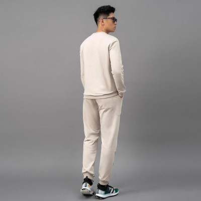 Bộ thể thao nỉ nam AM màu beige BNM221-88 Sport1